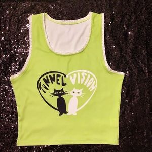 Crop top Yellow Green Women’s/Juniors